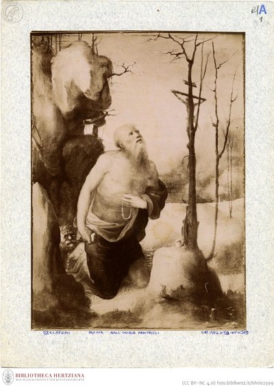 Beccafumi - Kajícný Jeroným, inventář č. 166 od Domenico Beccafumi