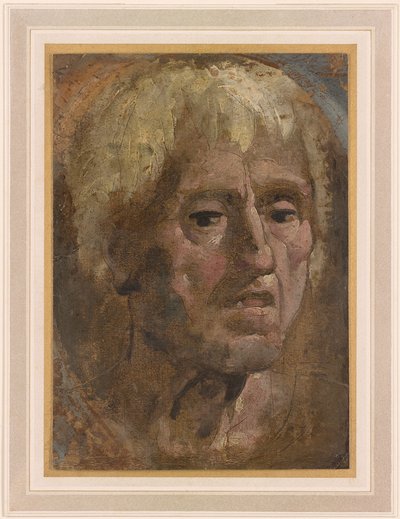 Beccafumi - Hlava starce s otevřenými ústy, 1535 od Domenico Beccafumi