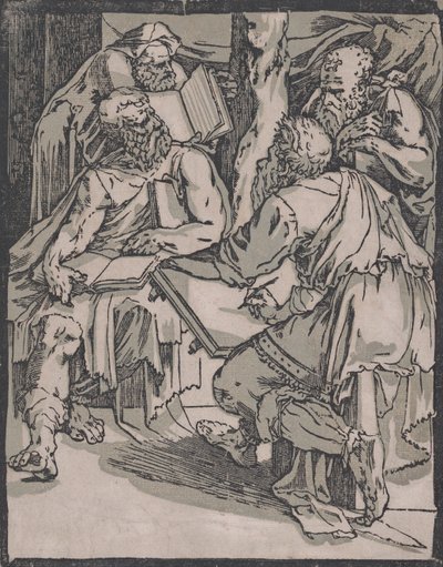 Čtyři doktoři církve, ca. 1540-1550. od Domenico Beccafumi