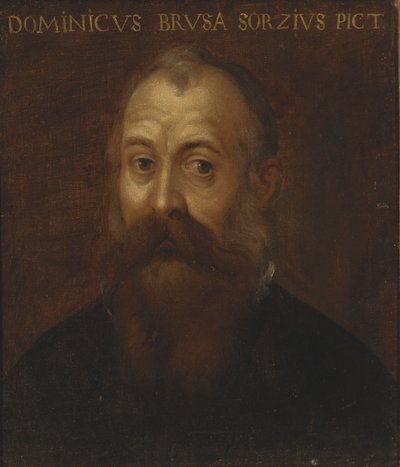 Portrét umělce od Domenico Brusasorci