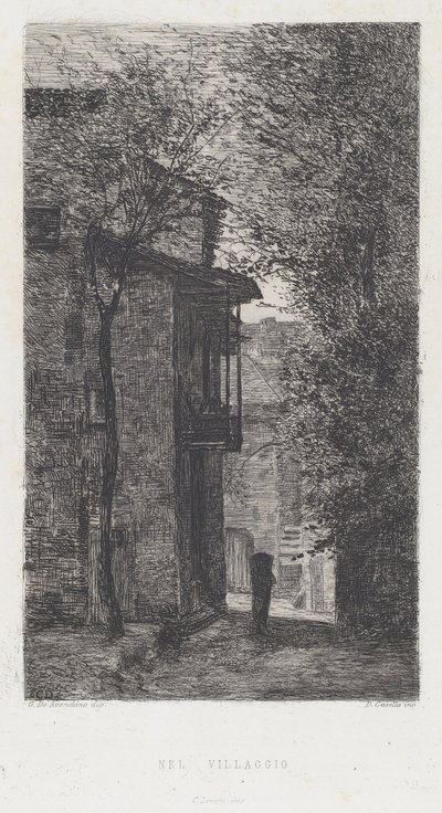 Ve vesnici [Ve vesnici] od Domenico Casella, after Serafin de Avendano