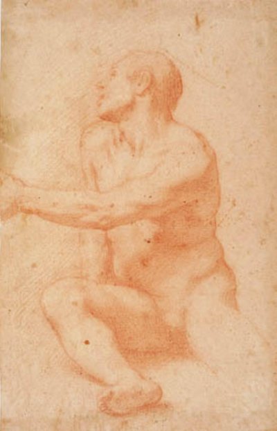 Sedící nahá od Domenico Cresti