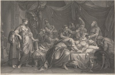 Andromache Bewailing the Death of Hector od Domenico Cunego