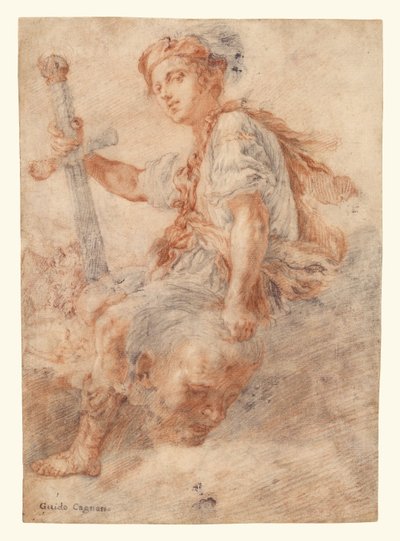 David s hlavou Goliáše (recto); dvě studie, jedna ženy (verso) od Domenico Fetti