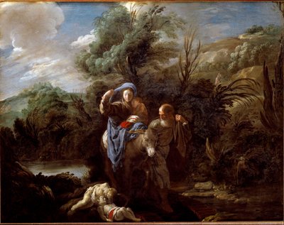 Únik v Egyptě (malba od Domenico Fetti or Feti