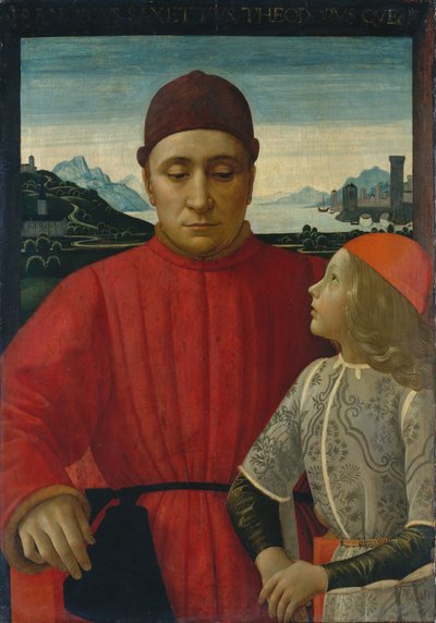 Francesco Sassetti a jeho syn Teodoro Francesco Sassetti a jeho syn Teodoro od Domenico Ghirlandaio
