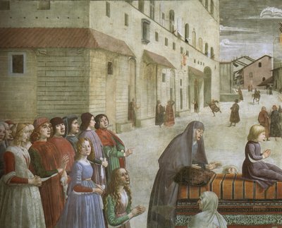 Vzkříšení chlapce od Domenico Ghirlandaio