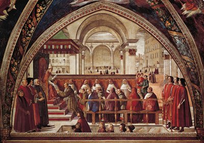 Příběhy svatého Františka z Assisi od Domenico Ghirlandaio