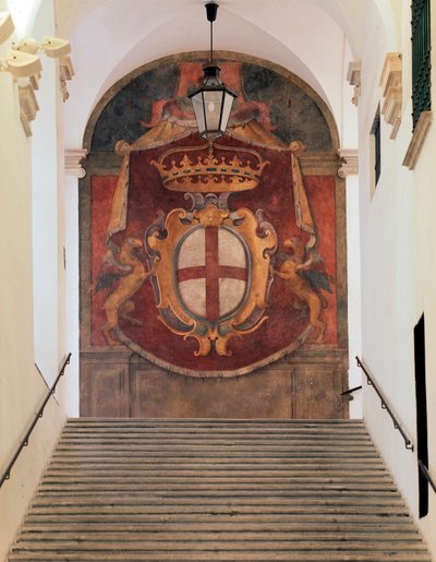 Zbraně Janovské republiky (Fresco od Domenico Il Sarzana Fiasella