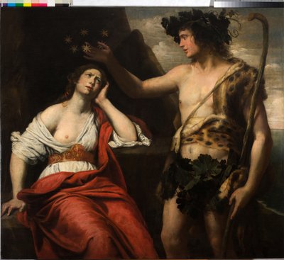 Bakchus a Ariadna od Domenico Il Sarzana Fiasella