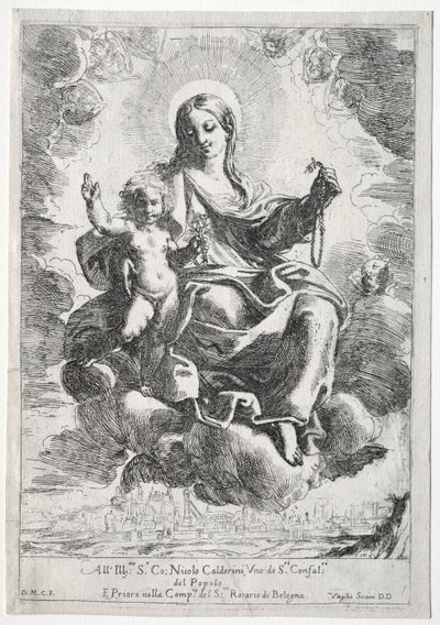 Madona Růžencová od Domenico Maria Canuti