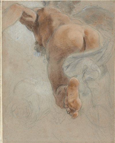 Studie k alegorické postavě pozemské harmonie od Domenico Maria Canuti