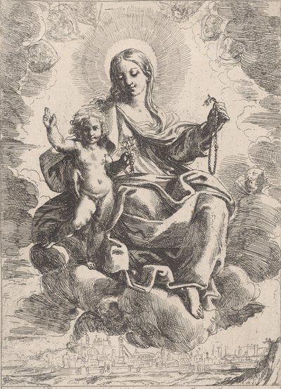 Panny Marie Růžencové, 1645-84. od Domenico Maria Canuti