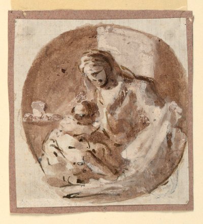 Madonna a dítě od Domenico Mondo
