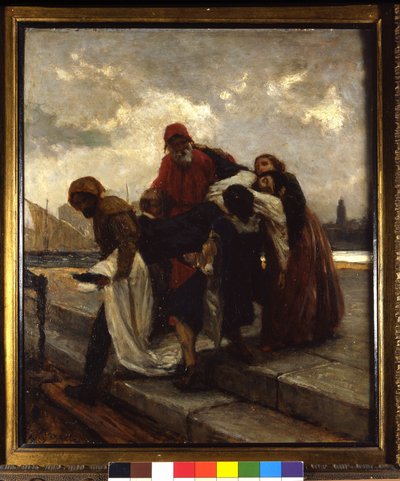 I Due Foscari, obraz Domenica Morelliho (1826 - 1901). od Domenico Morelli