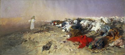 Kázání Mohameda od Domenico Morelli