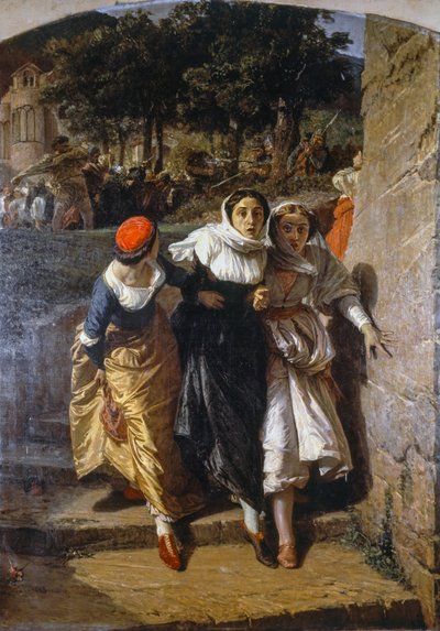 Sicilské nešpory od Domenico Morelli