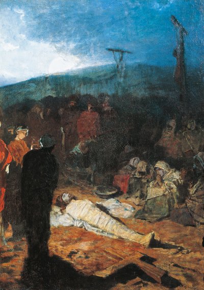 Balzamování Krista od Domenico Morelli