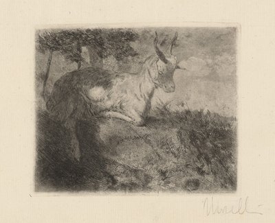 Koza (La capretta) od Domenico Morelli