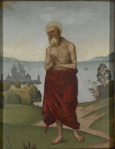 St. Onuphrius (olej na desce) od Domenico Panetti