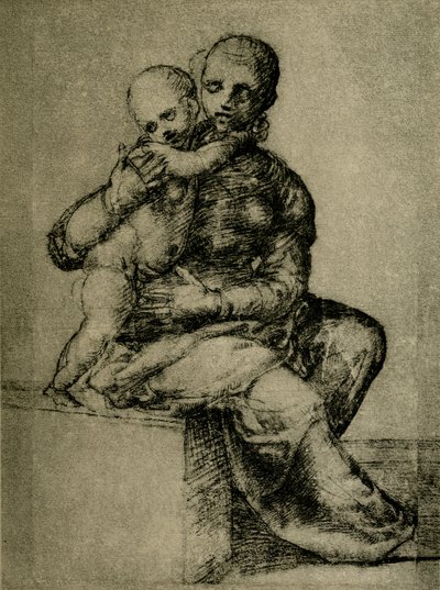 Madonna s dítětem od Domenico Puligo