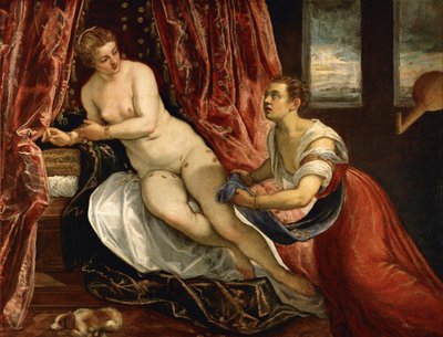 Danae, kolem roku 1570 od Domenico Robusti Tintoretto