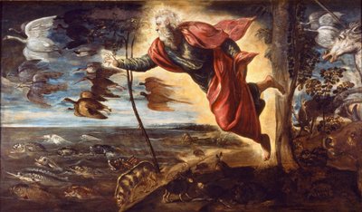Stvoření zvířat (malba od Domenico Robusti Tintoretto
