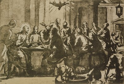 Poslední večeře od Domenico Robusti Tintoretto