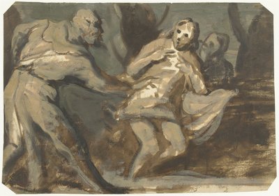 Susanna a starší od Domenico Tintoretto