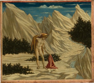 Svatý Jan v poušti od Domenico Veneziano