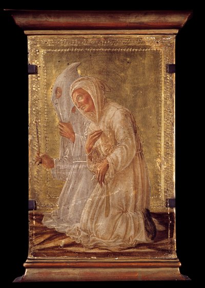 Dvě bičující dřevěné malby od Domenica Veneziana (1400-1481) 15. století (např. Bayonne, Bonnatovo muzeum). od Domenico Veneziano