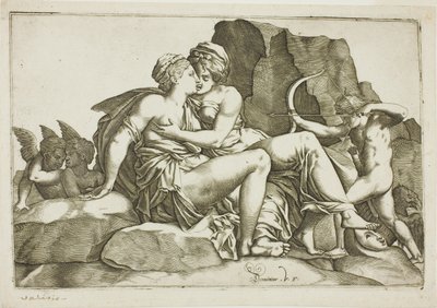 Jupiter a Callisto od Domenico Vito