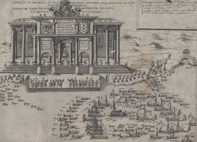 Vstup Jindřicha III., krále Francie a Polska, do Benátek, 1574. od Domenico Zenoi
