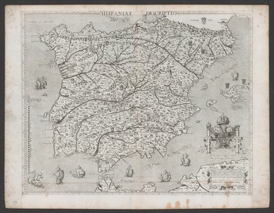 Hispaniae Descriptio de Domenico Zenoi (1560) od Domenico Zenoi