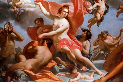 Triumph of Galatea 1778-1780, freska od Domenico De Angelis