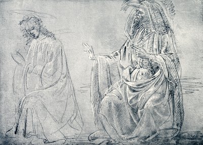 Obrázek Studie od Domenico school of Ghirlandaio