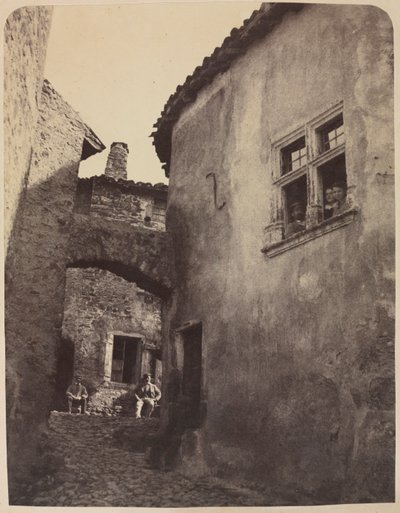 Pohled na vesnici, konec 50. let 19. století. od Domini