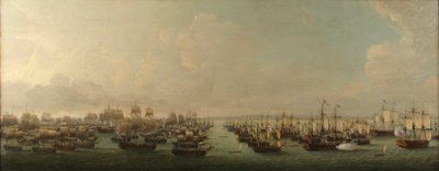 Útok anglické eskadry na Havanu v roce 1762 od Dominic Serres