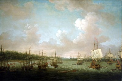 Sedmiletá válka (1756-1763): Po vstupu Španělska do konfliktu v roce 1761 soustředila britská vláda své námořní ofenzívy proti španělským državám v zámoří. od Dominic Serres