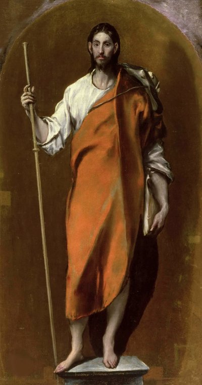 Svatý Jakub jako poutník, cca 1590. od Dominico El Greco
