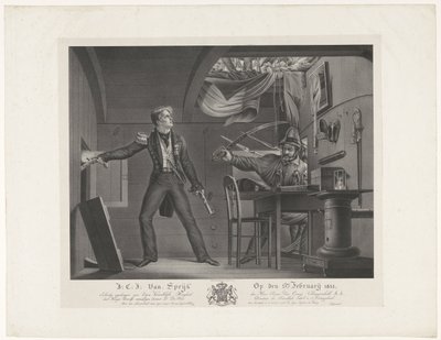 J:C:J: Van Speijk 5. února 1831 (název na objektu) od Dominicus Franciscus du Bois