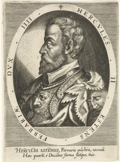 Ercole II dEste 1508-1559, vévoda z Ferrary, Modena a Reggio, ca. 1600 od Dominicus or Custodis Custos
