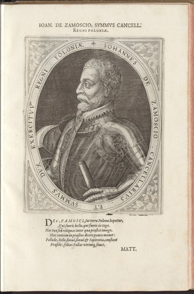 Hejtman Jan Zamoyski 1542-1605 od Dominicus or Custodis Custos
