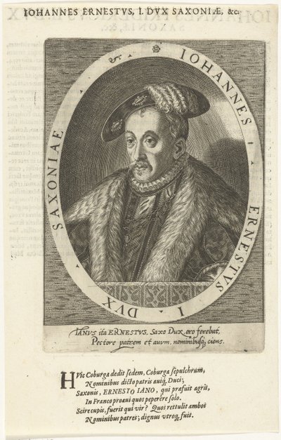 John Ernest 1521-1553, vévoda Saxe-Coburg, 1601 od Dominicus or Custodis Custos