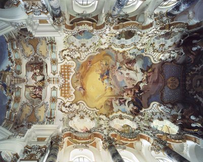 Druhý příchod Krista (freska) od Dominikus Zimmermann