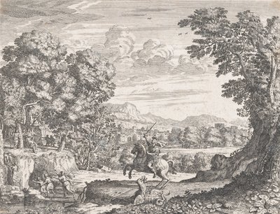 Bellerophon Vanquishing the Chimera, 1668. od Dominique Barriere