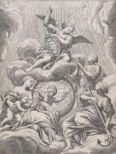 Víra, naděje a láska, 1630-78. od Dominique Barriere