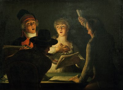The Patriotic Singers, 1794 od Dominique Doncre