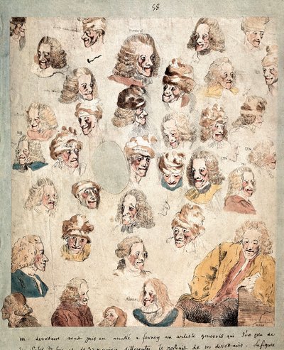 Differents vysílá 30 tetes de Voltaire od Dominique Vivant Denon