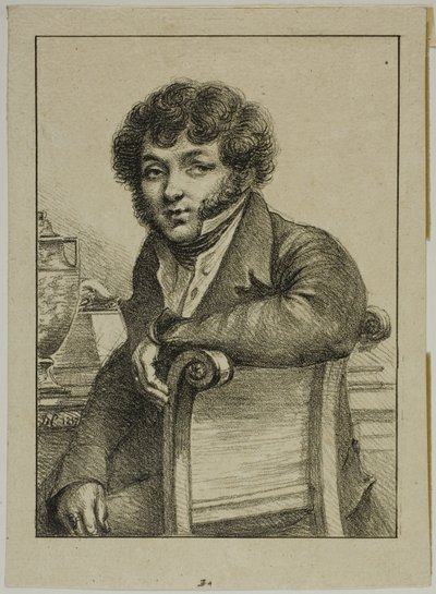 Portrét Bruneta, tiskař od Dominique Vivant Denon